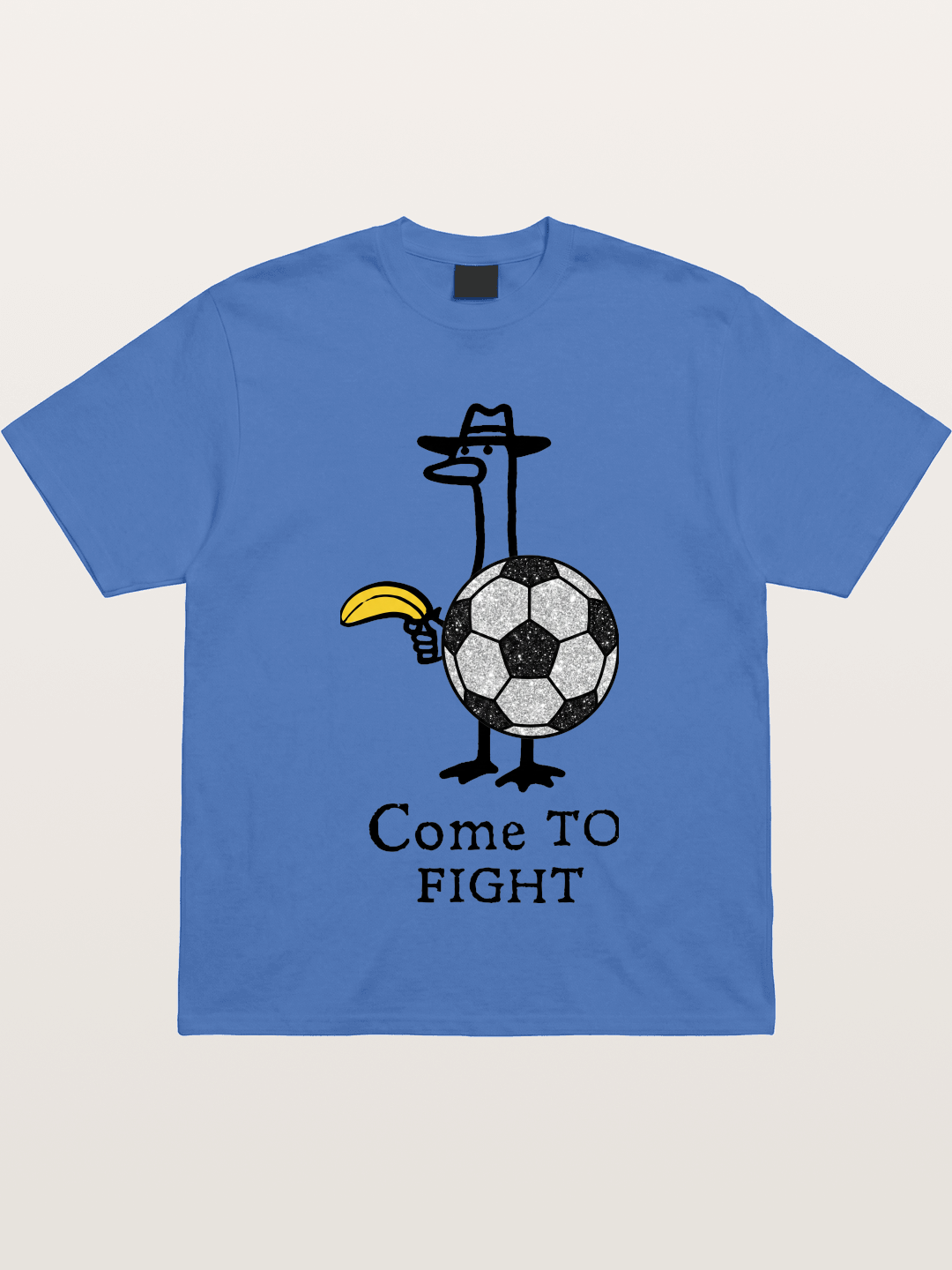 Ostrich Come To Fight Soccer Art Gildan T-shirt