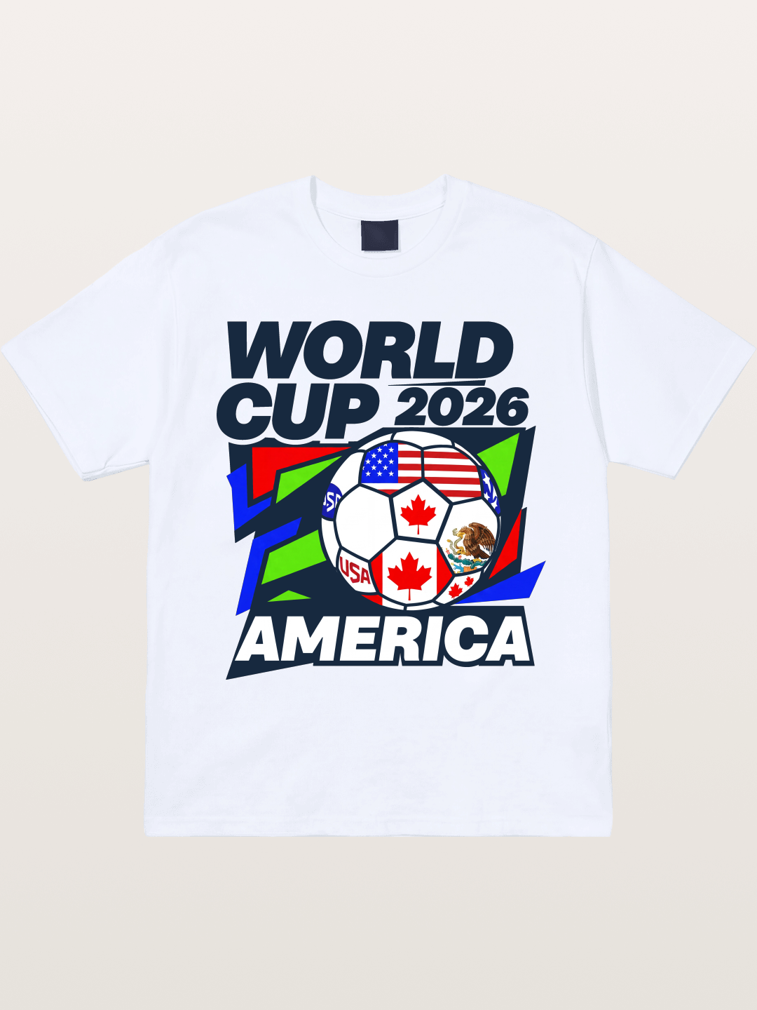 World Cup 2026 America Geometric Gildan T-shirt