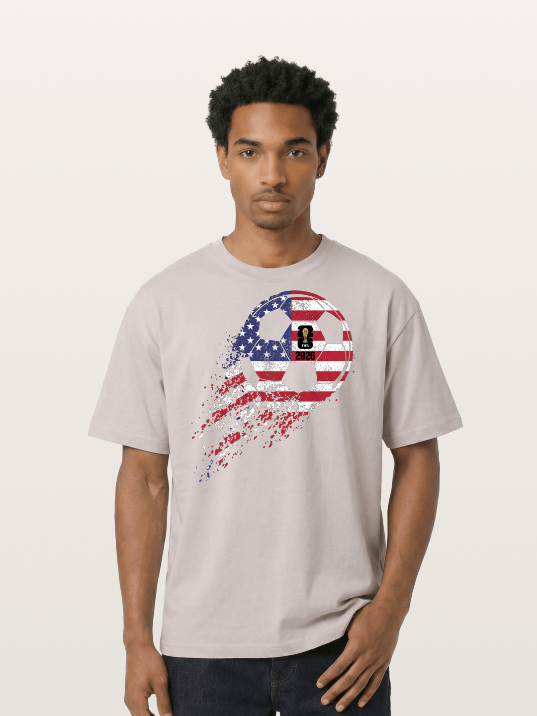 American Flag WC 2026 Ball Cotton T-shirt