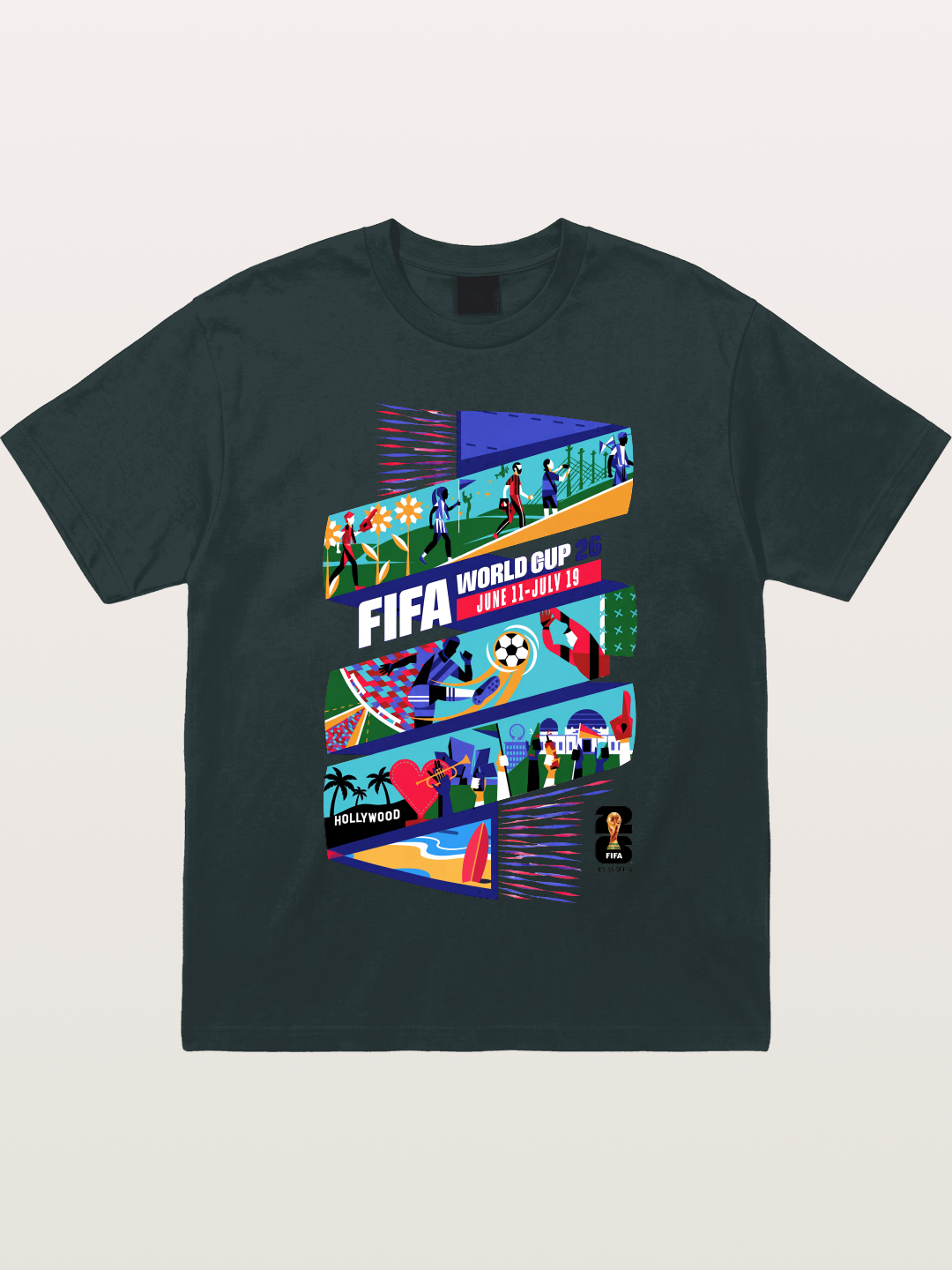 FIFA 2026 LA WC Poster Gildan T-shirt