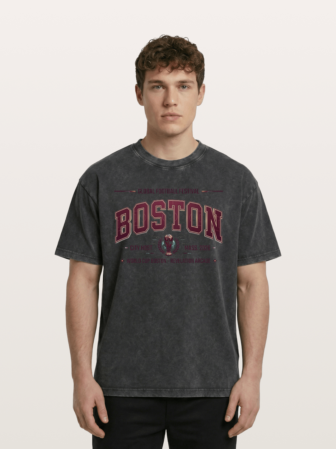Boston 2026 World Cup Host Washed T-shirt