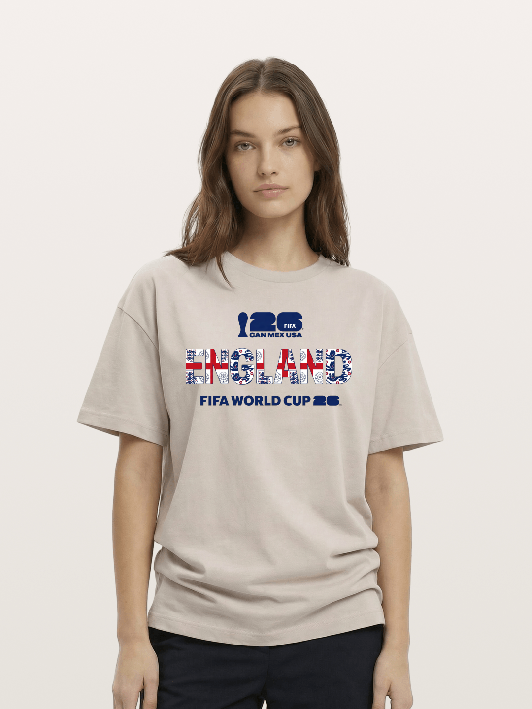 England 2026 World Cup Crest Cotton T-shirt