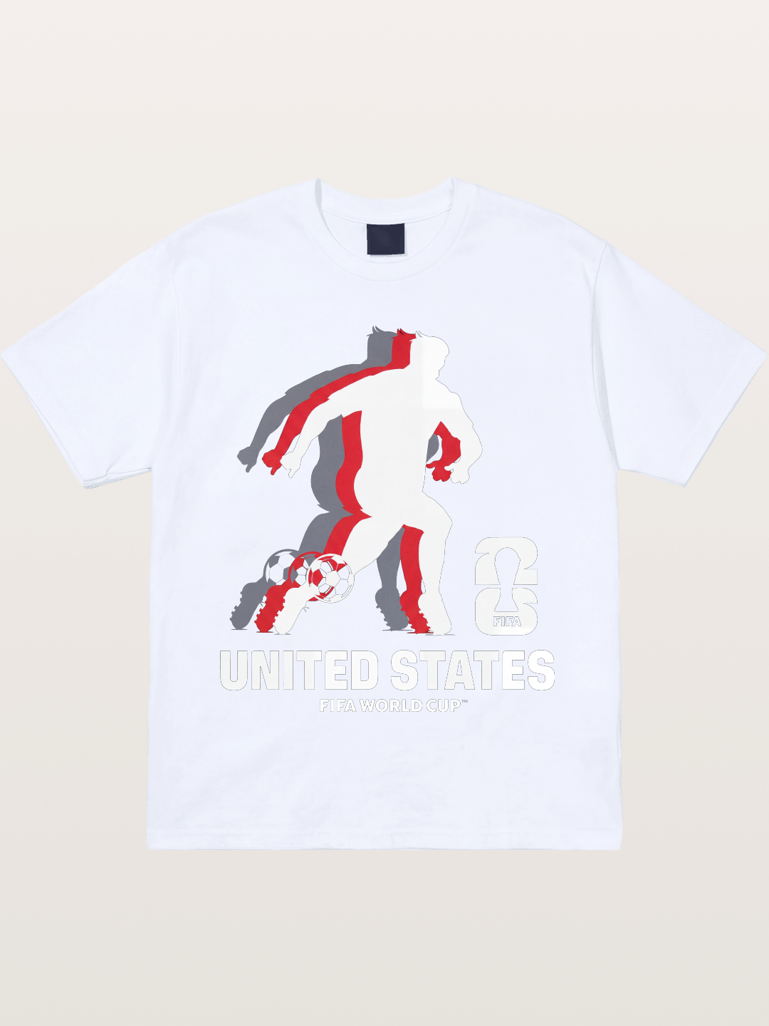 USA WC 2026 Soccer Player Silhouette Gildan T-shirt