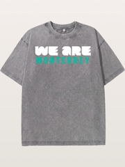 Monterrey Teal Bold Sticker Washed T-shirt
