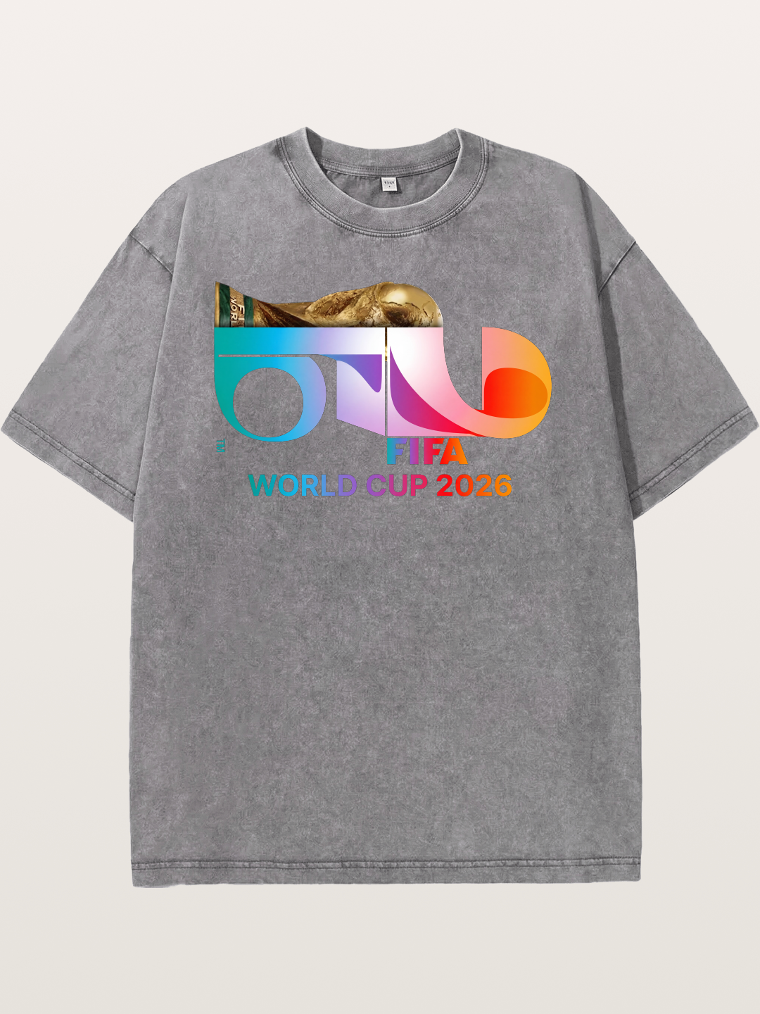 2026 FIFA World Cup Gradient Art Washed T-shirt