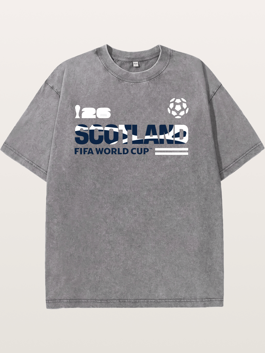 Scotland 2026 World Cup Logo Washed T-shirt