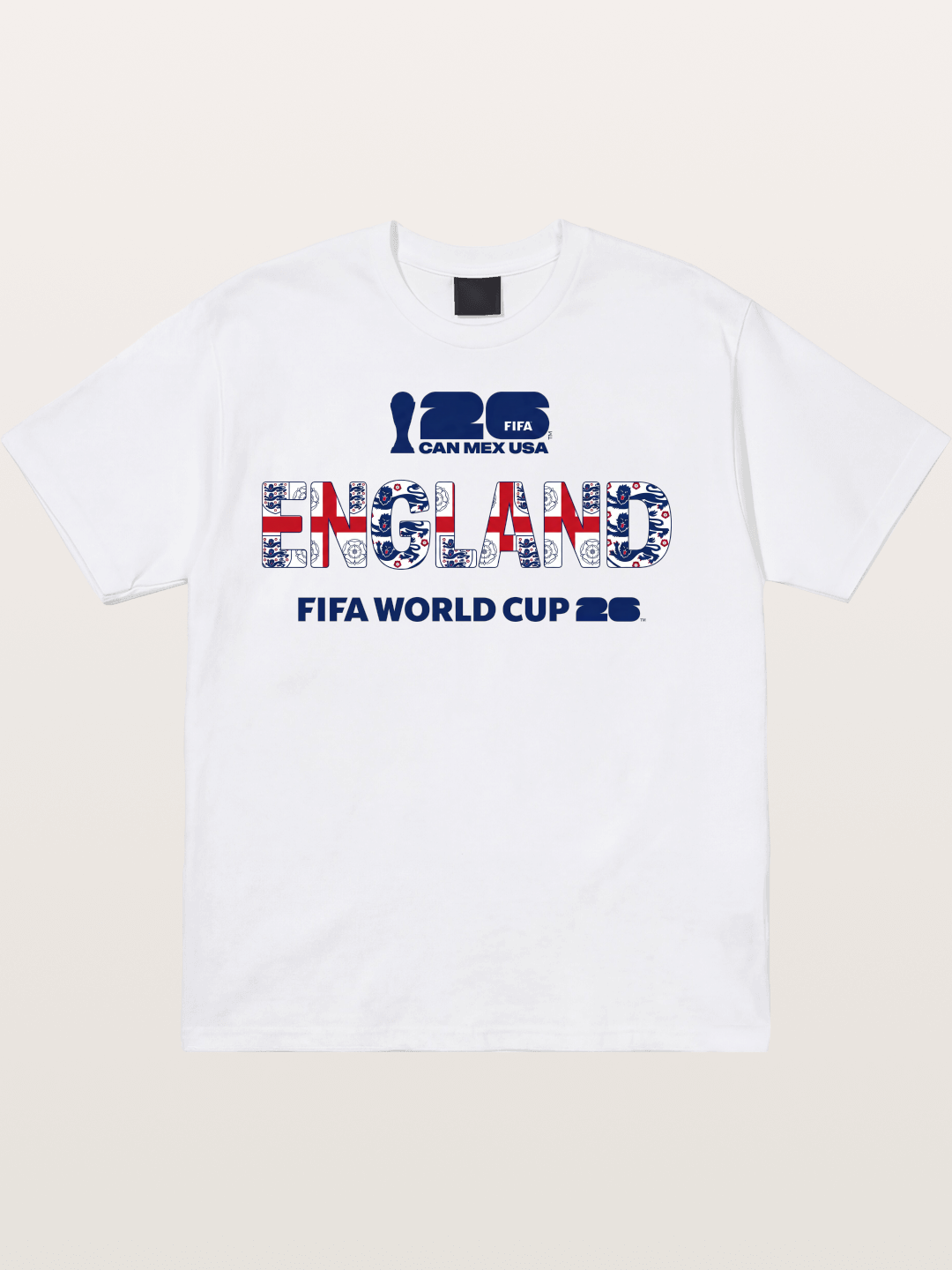 England 2026 World Cup Crest Cotton T-shirt