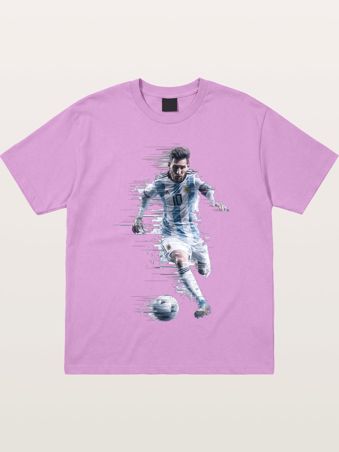 Messi Motion Blur Graphic Gildan T-shirt