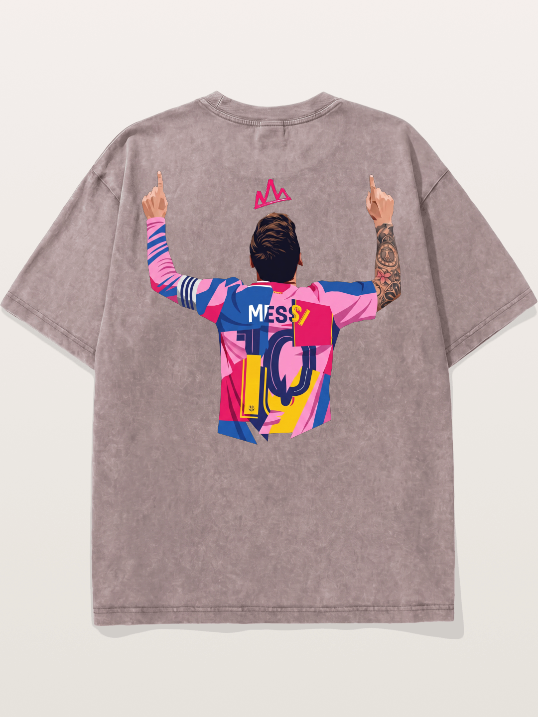 Messi No.10 Washed T-shirt