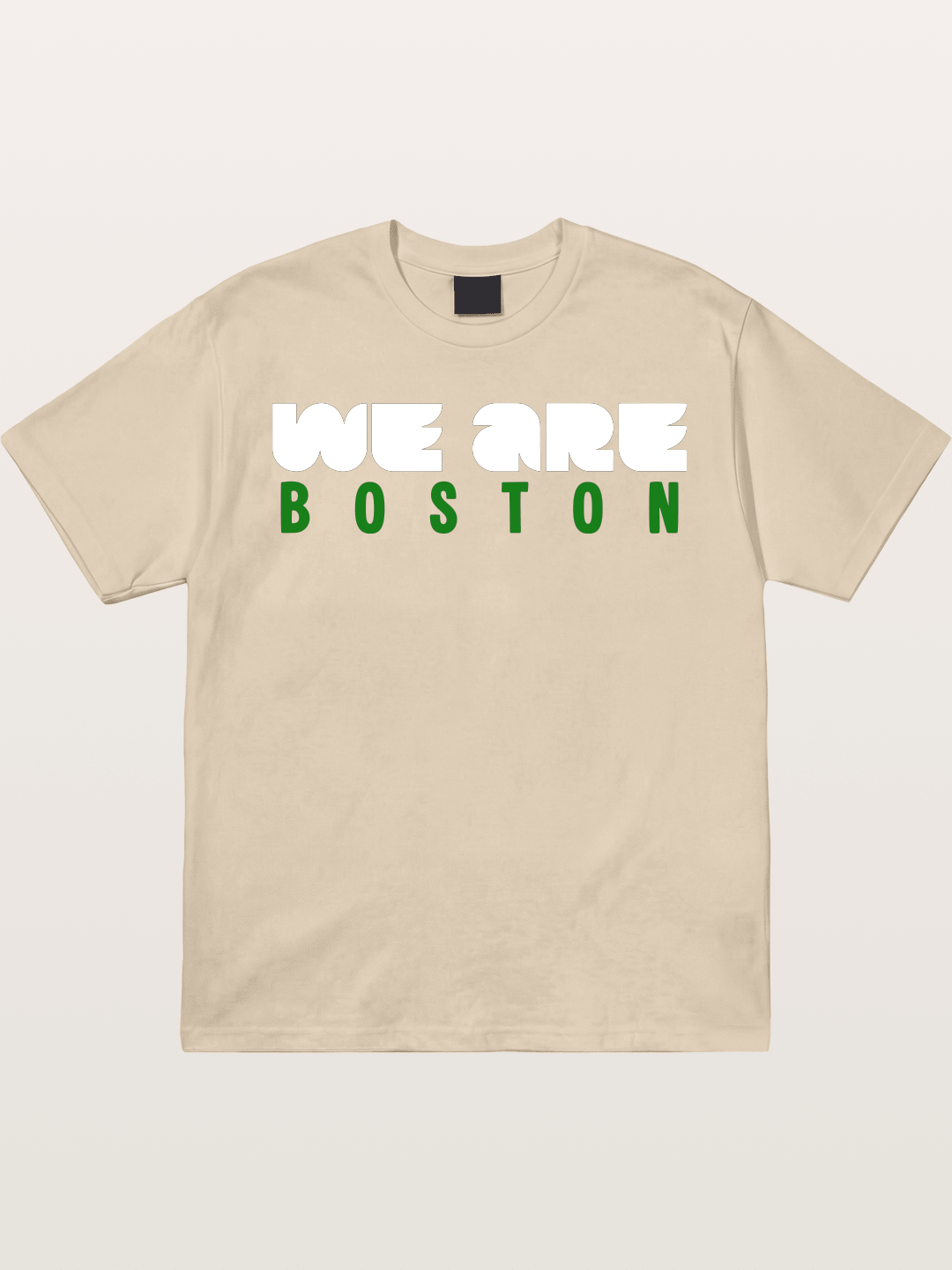 Boston Green Bold Text Gildan T-shirt