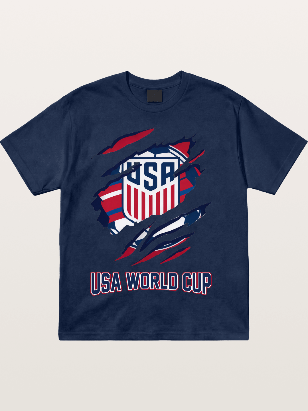USA World Cup Claw Logo Cotton T-shirt