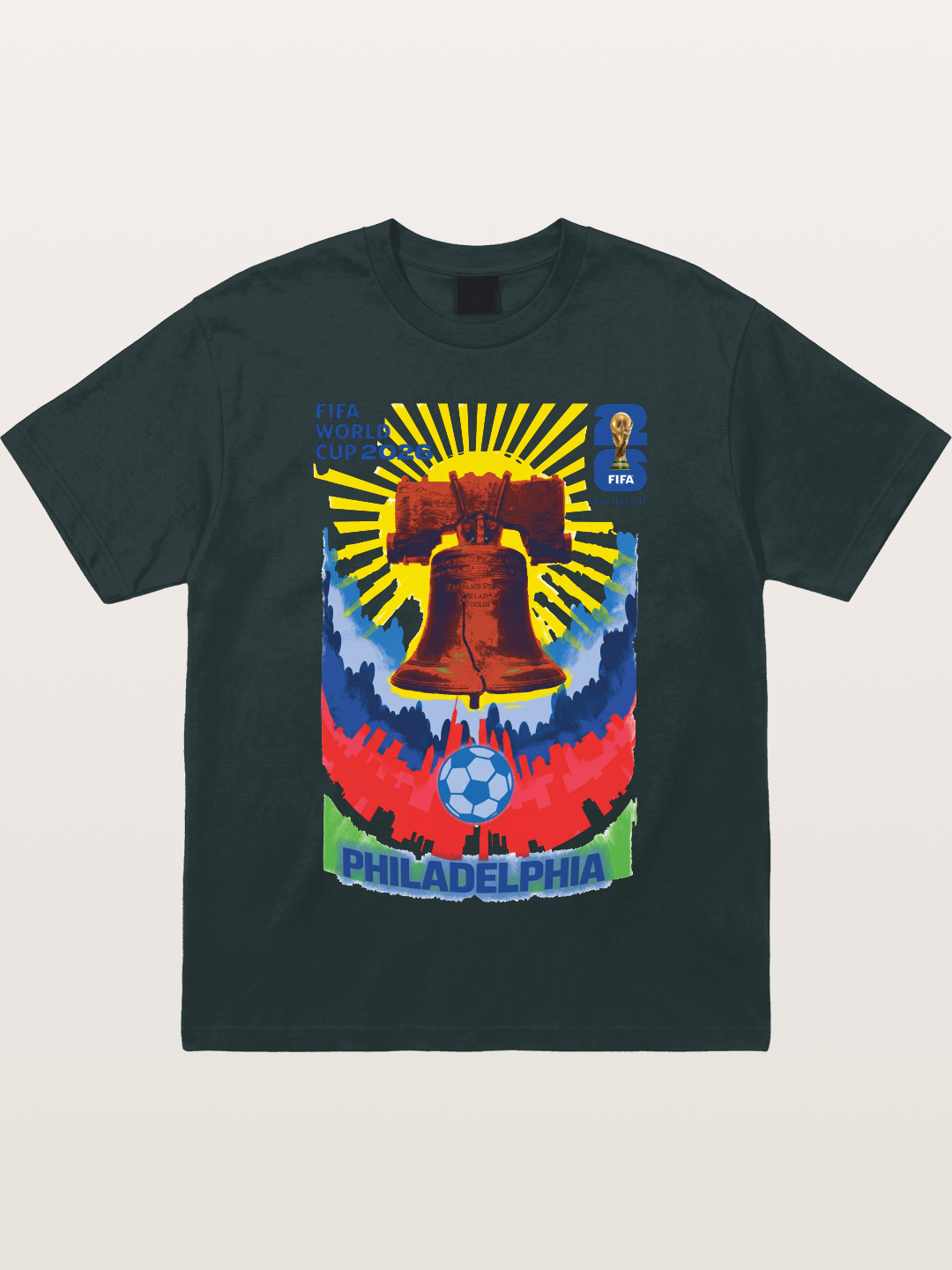 Philadelphia WC 2026 Liberty Bell Gildan T-shirt