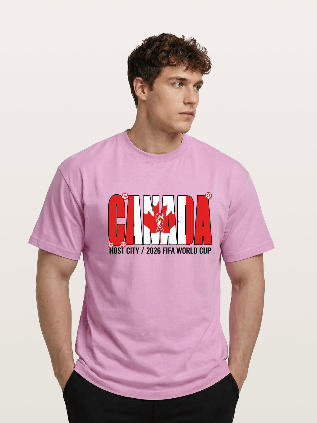 Canada 2026 World Cup Typography Gildan T-shirt