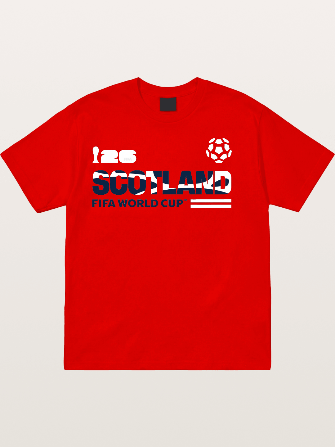Scotland 2026 World Cup Logo Cotton T-shirt