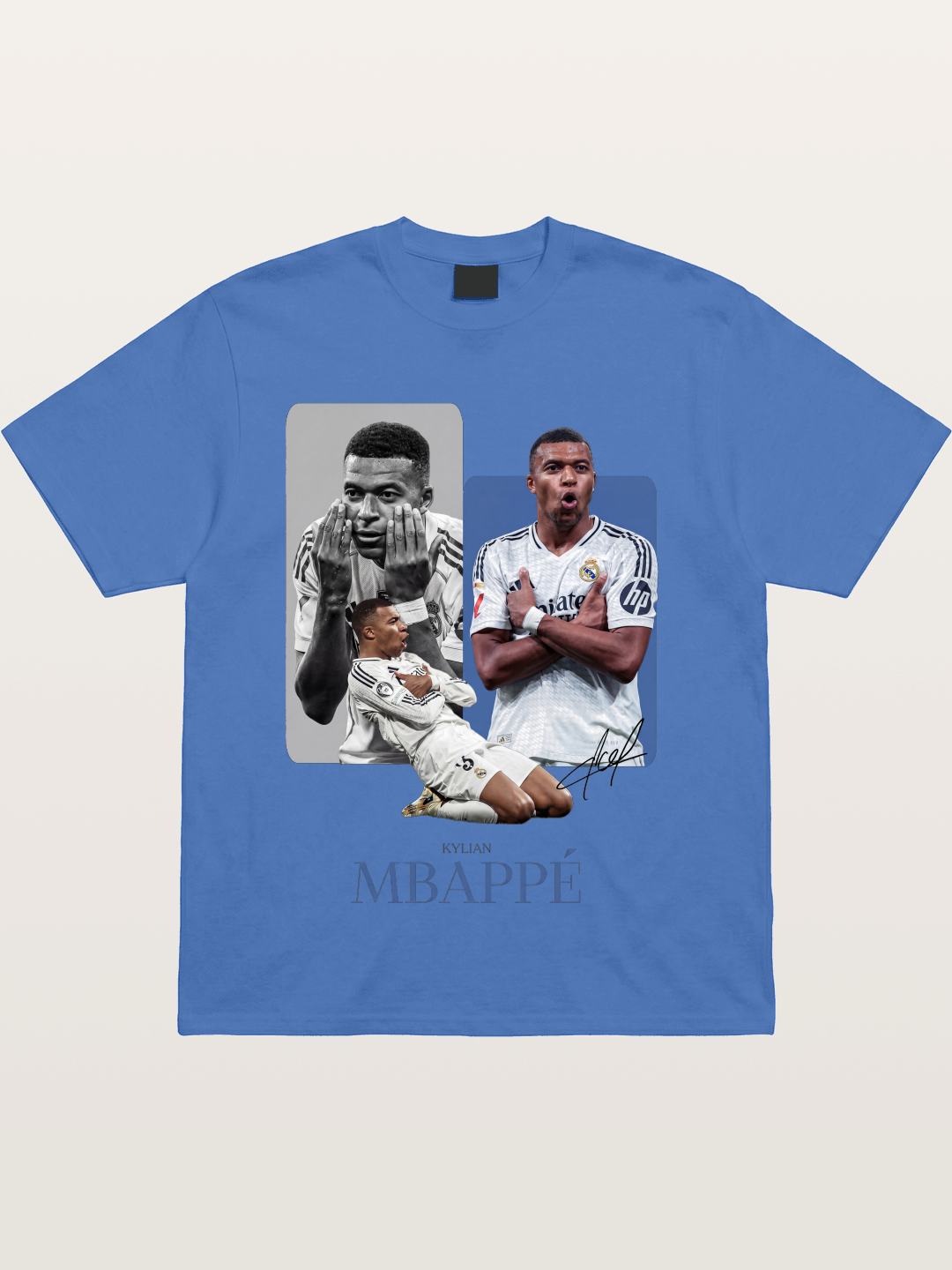 Mbappe Real Madrid Collage Gildan T-shirt