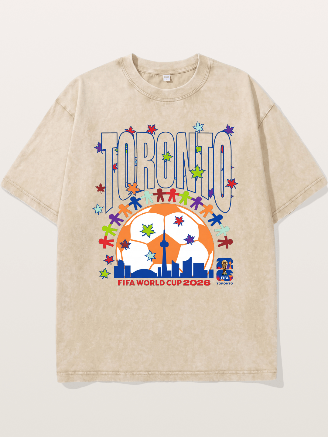 Toronto WC 2026 CN Tower Art Washed T-shirt