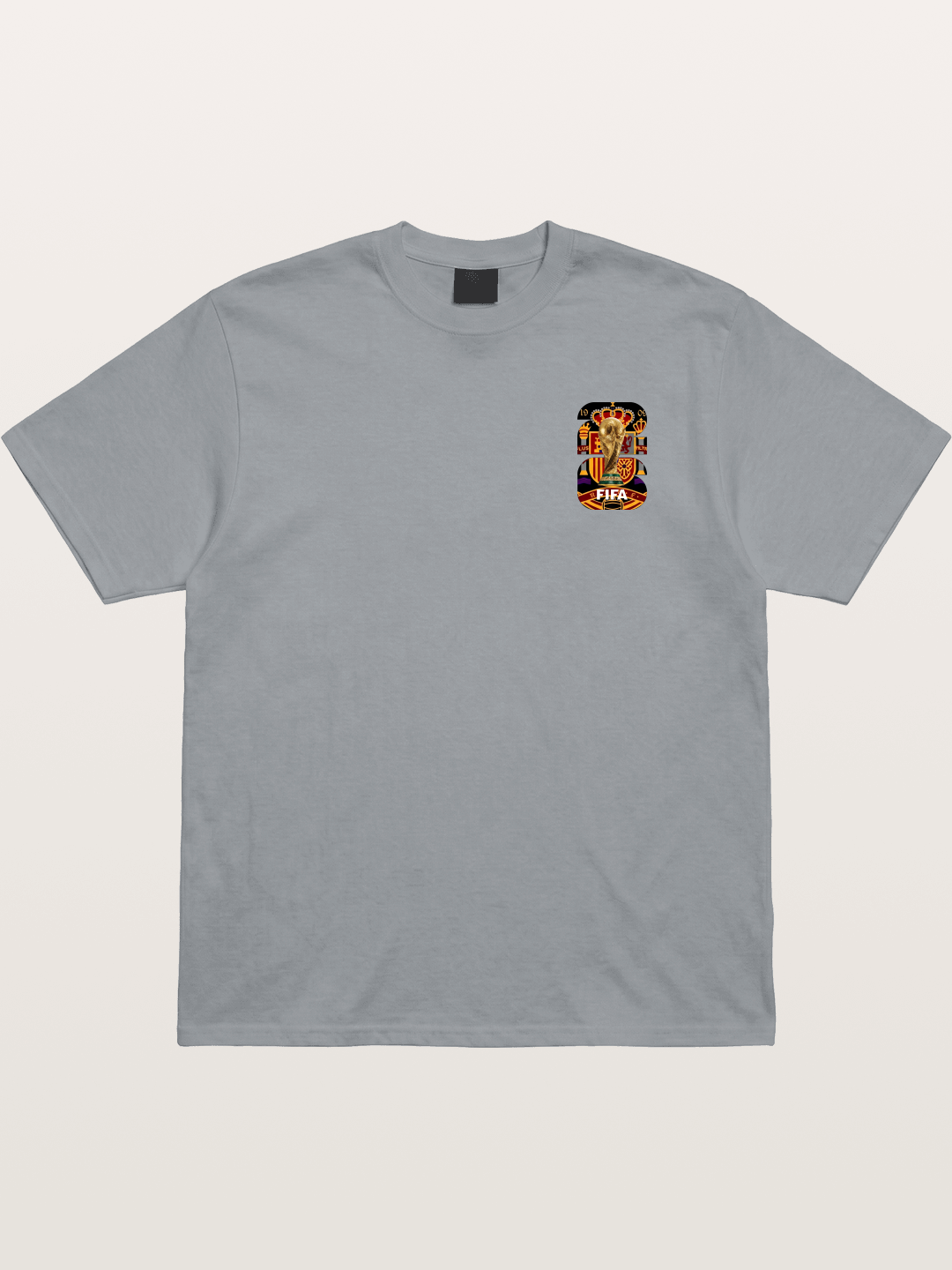 Spain World Cup Trophy Crest Gildan T-shirt