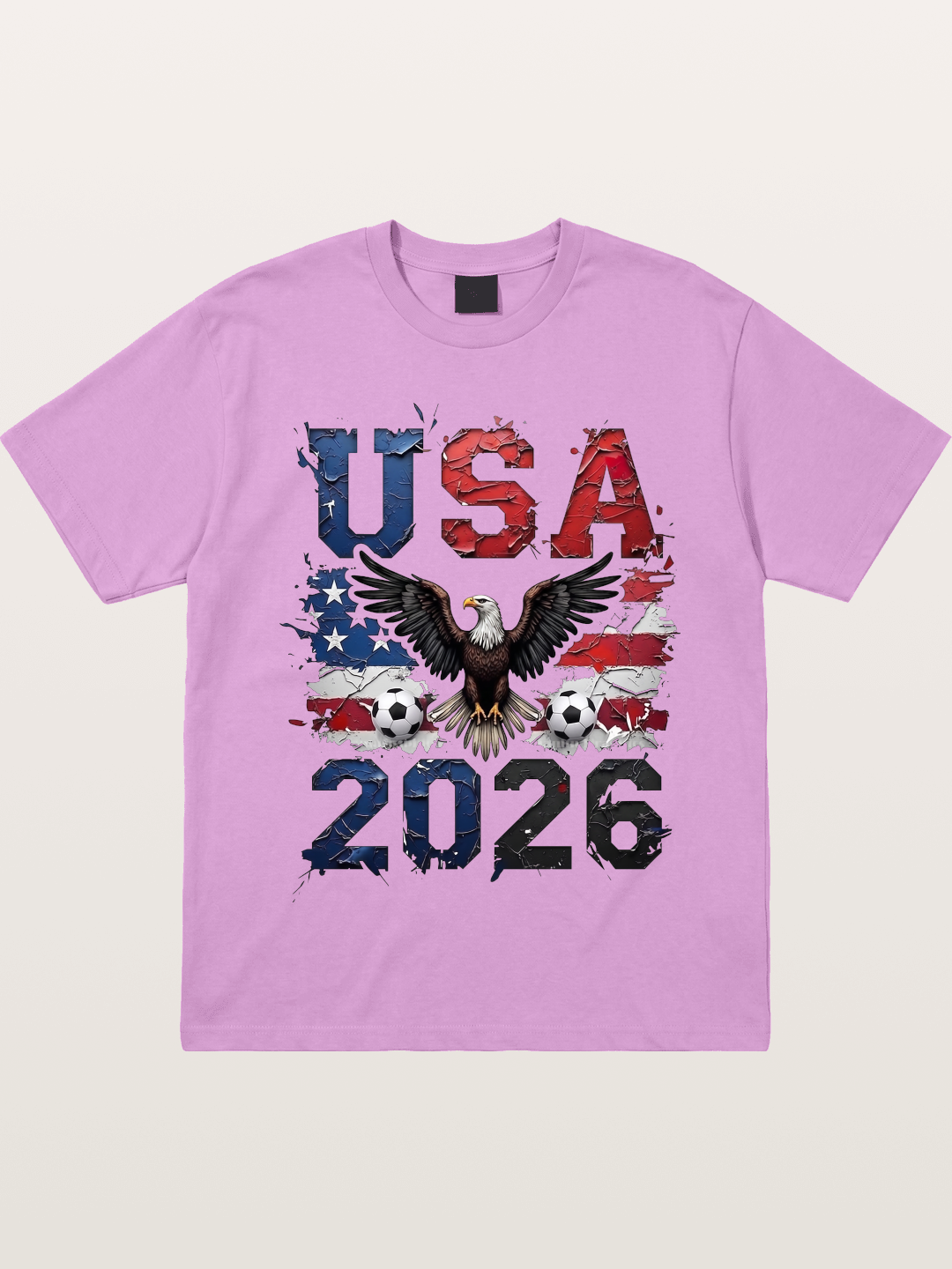 USA 2026 Bald Eagle Soccer Design Gildan T-shirt