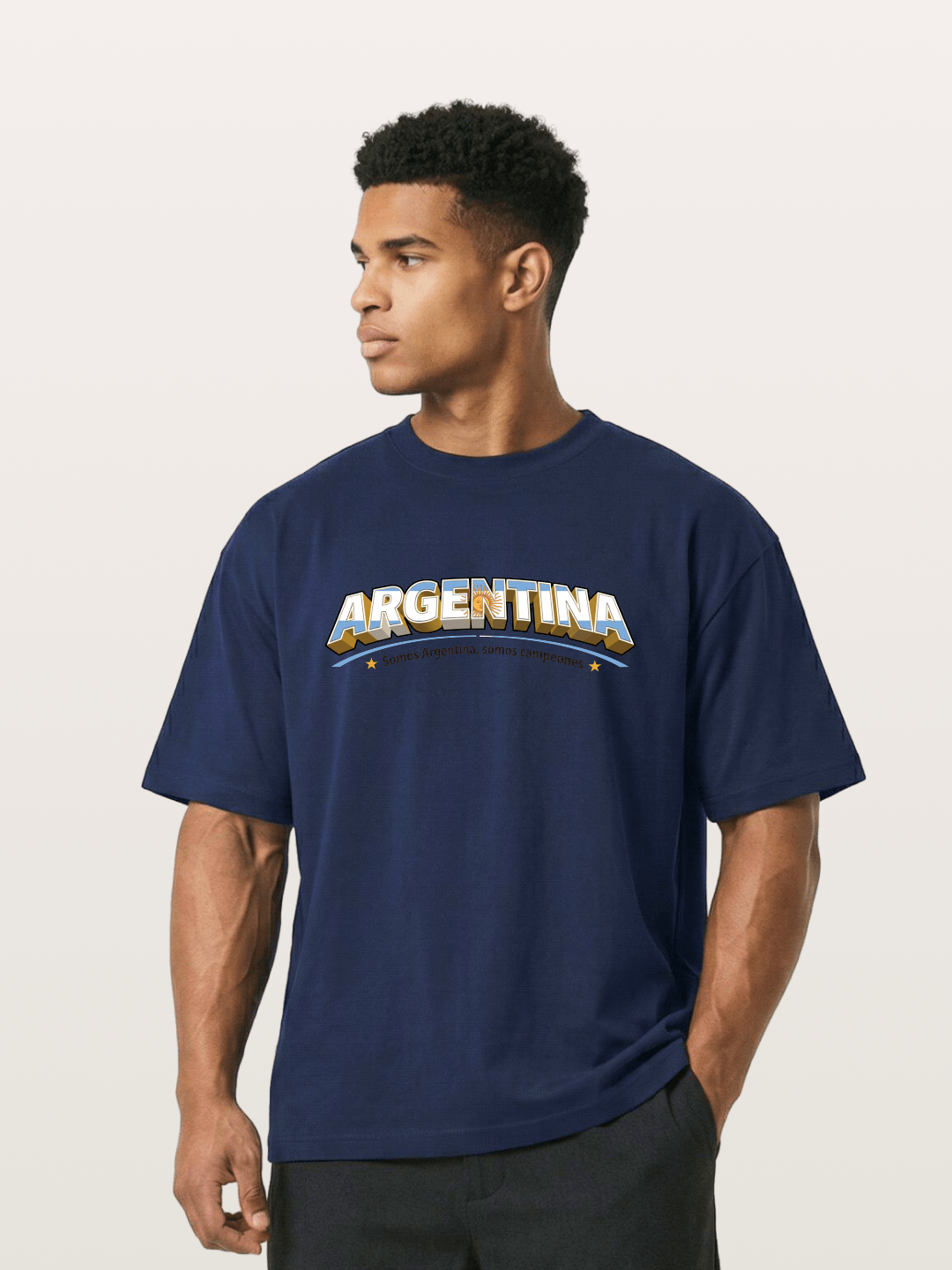 Argentina Retro Team Logo WC Gildan T-shirt