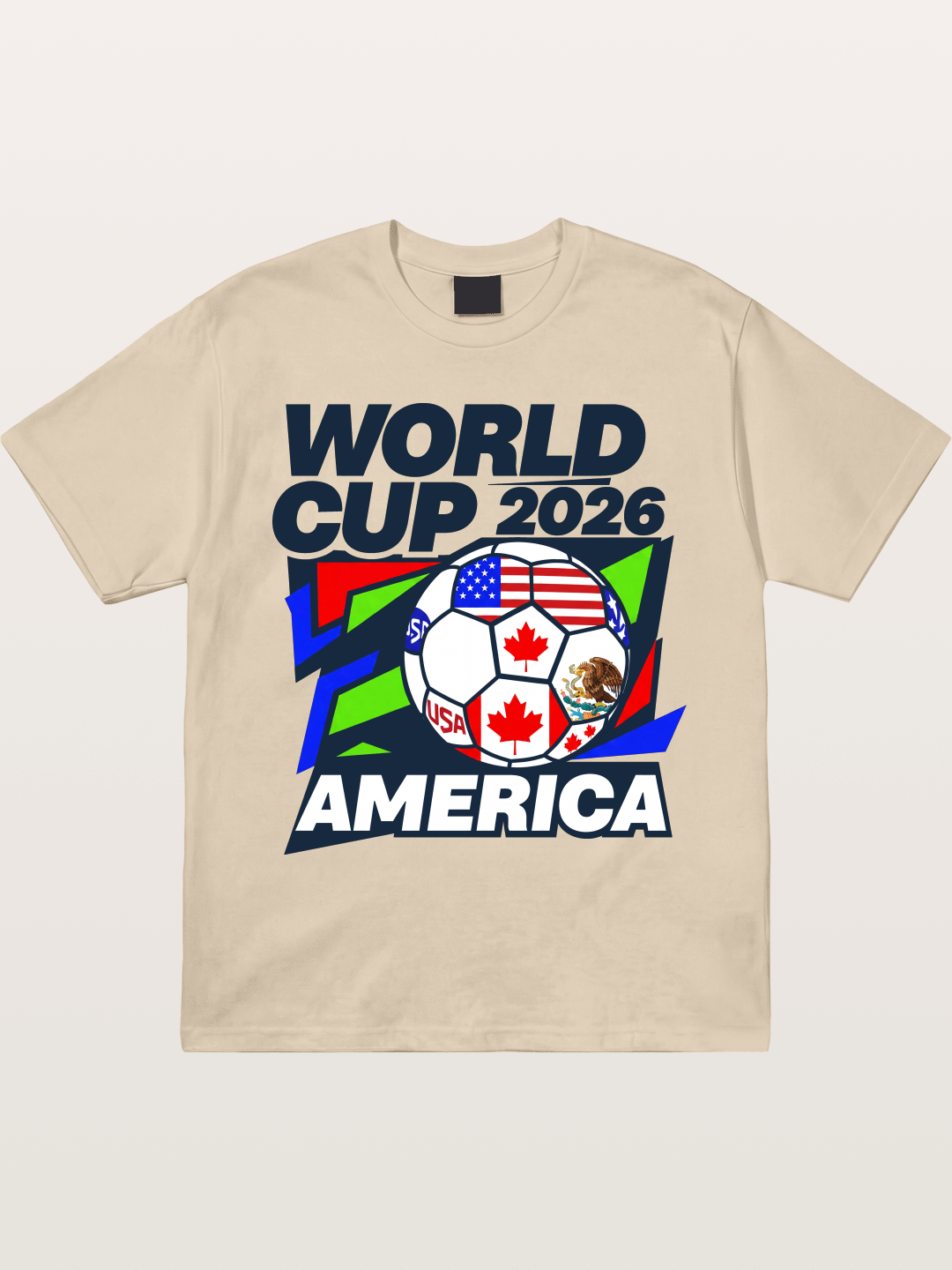 World Cup 2026 America Geometric Gildan T-shirt