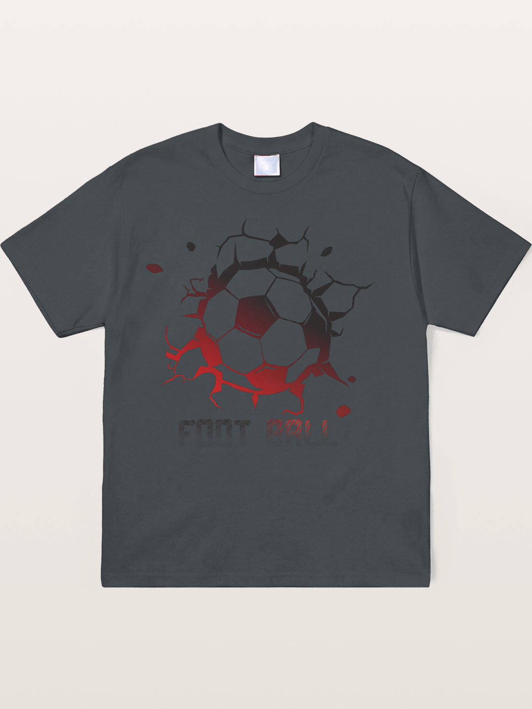 Football Crack Effect USA Style Soft-Stay T-shirt