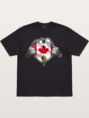 Canada Flag World Cup Poster Cotton T-shirt