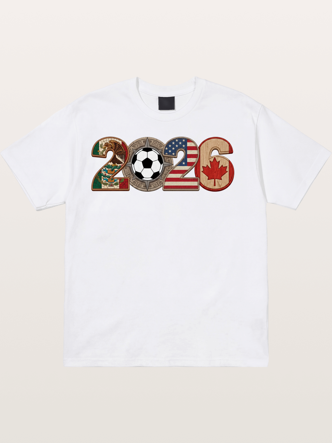2026 WC Tribal Flag Design Cotton T-shirt
