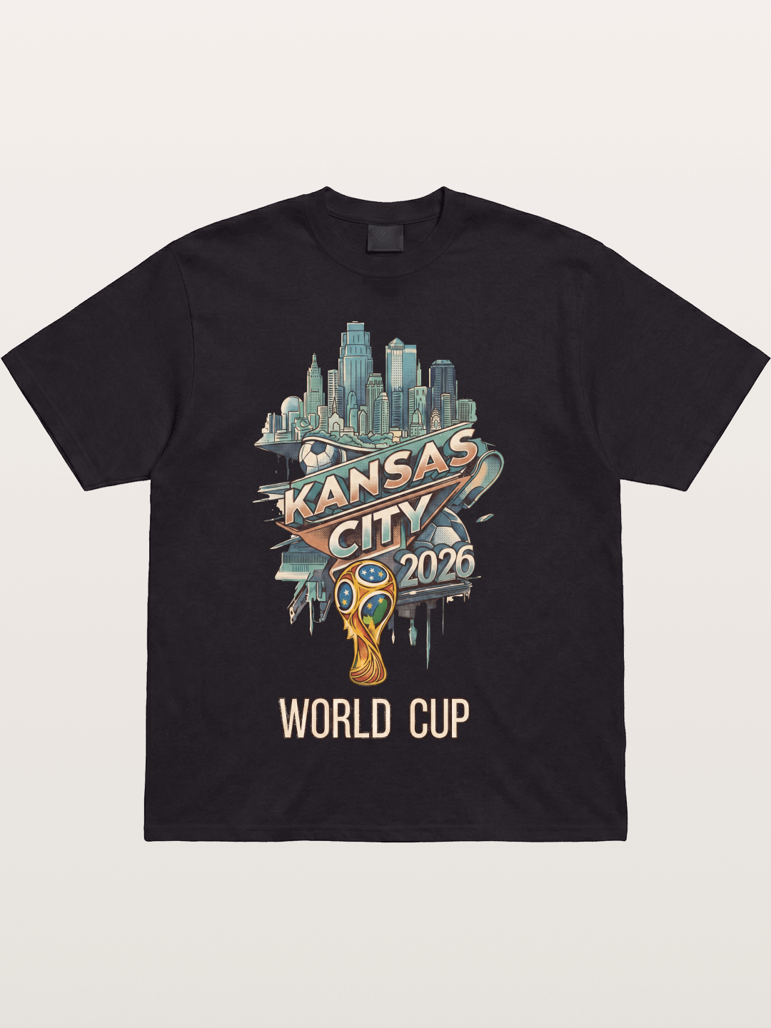 KC World Cup 2026 Emblem Cotton T-shirt