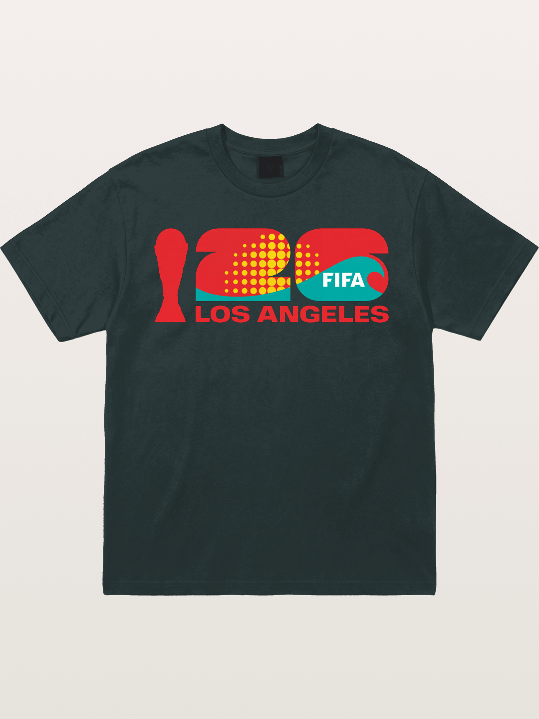 LA WC 2026 Geometric Dot Logo Gildan T-shirt