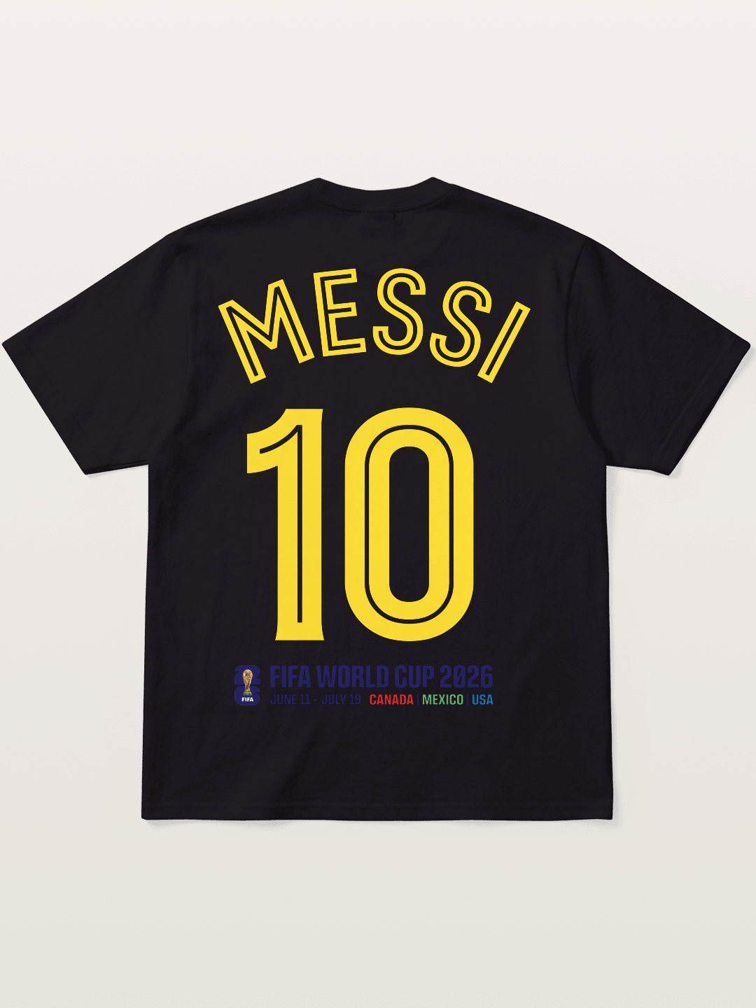 Messi 10 World Cup 2026 Cotton T-shirt