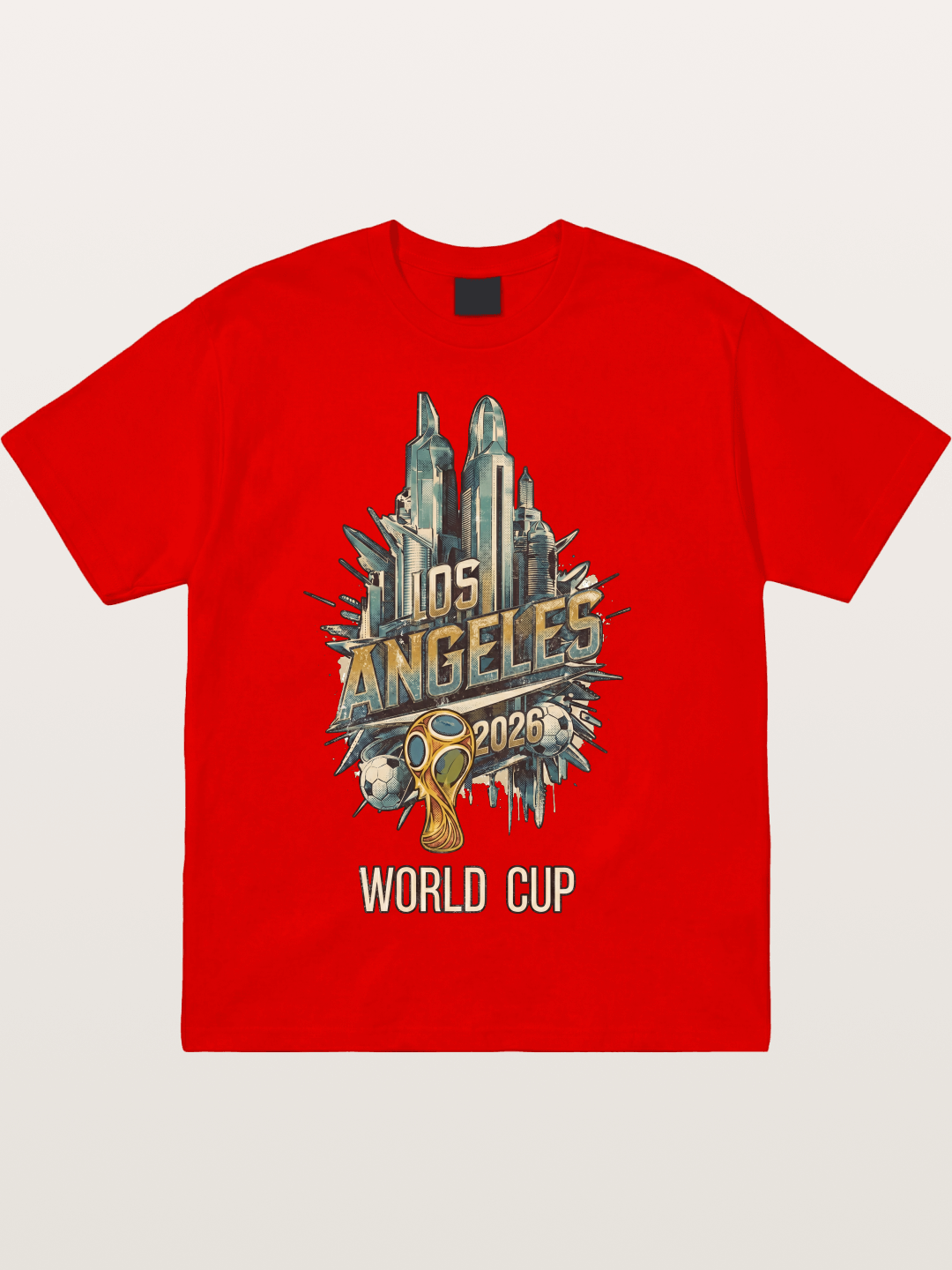 LA World Cup 2026 Emblem Cotton T-shirt