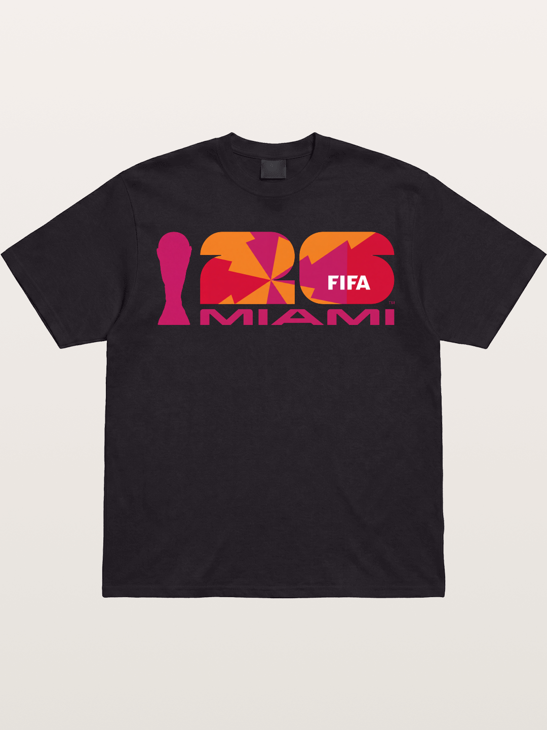 Miami WC 2026 Colorful Geometric Logo Gildan T-shirt