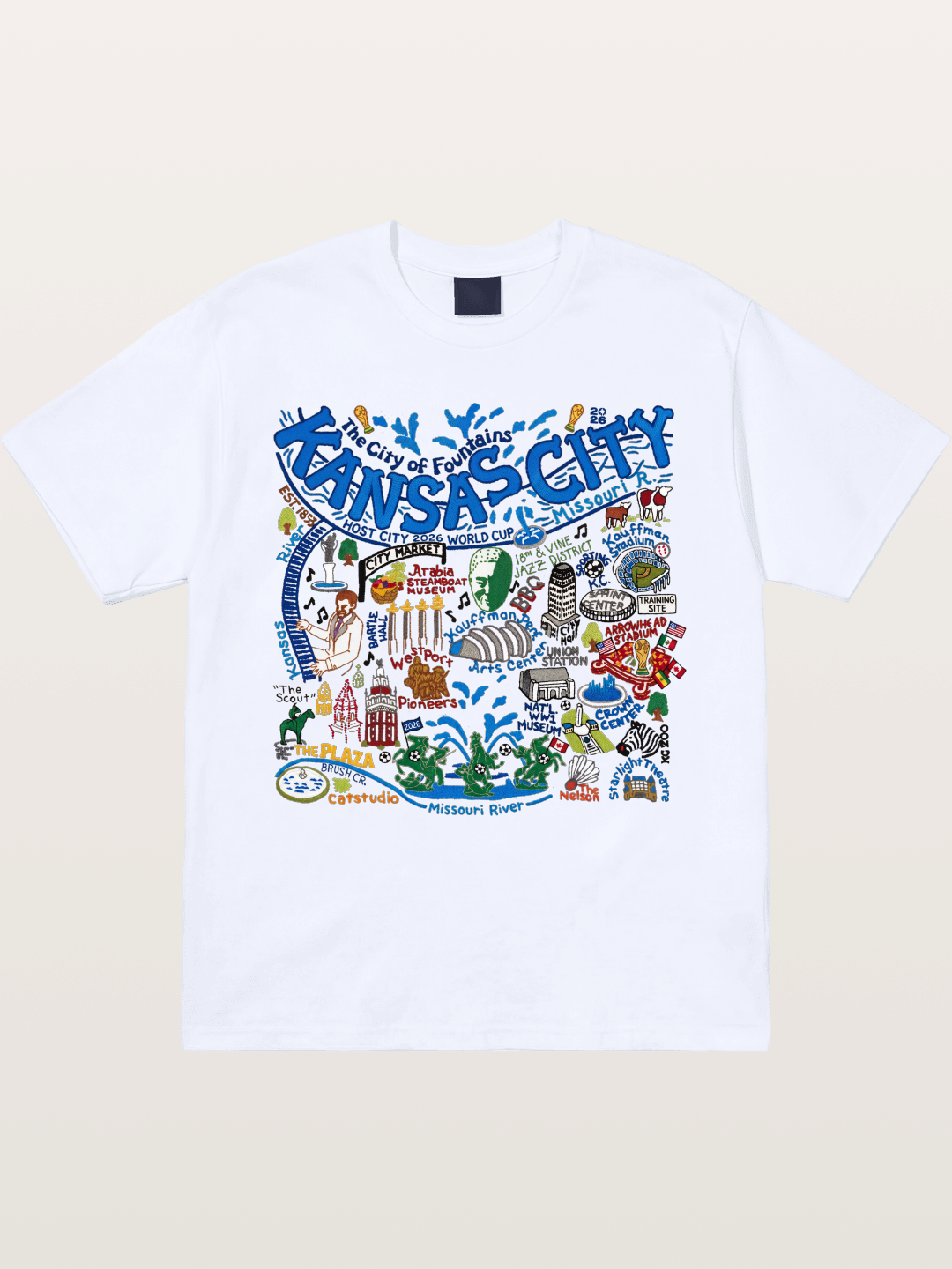 Kansas City World Cup Graphic Gildan T-shirt