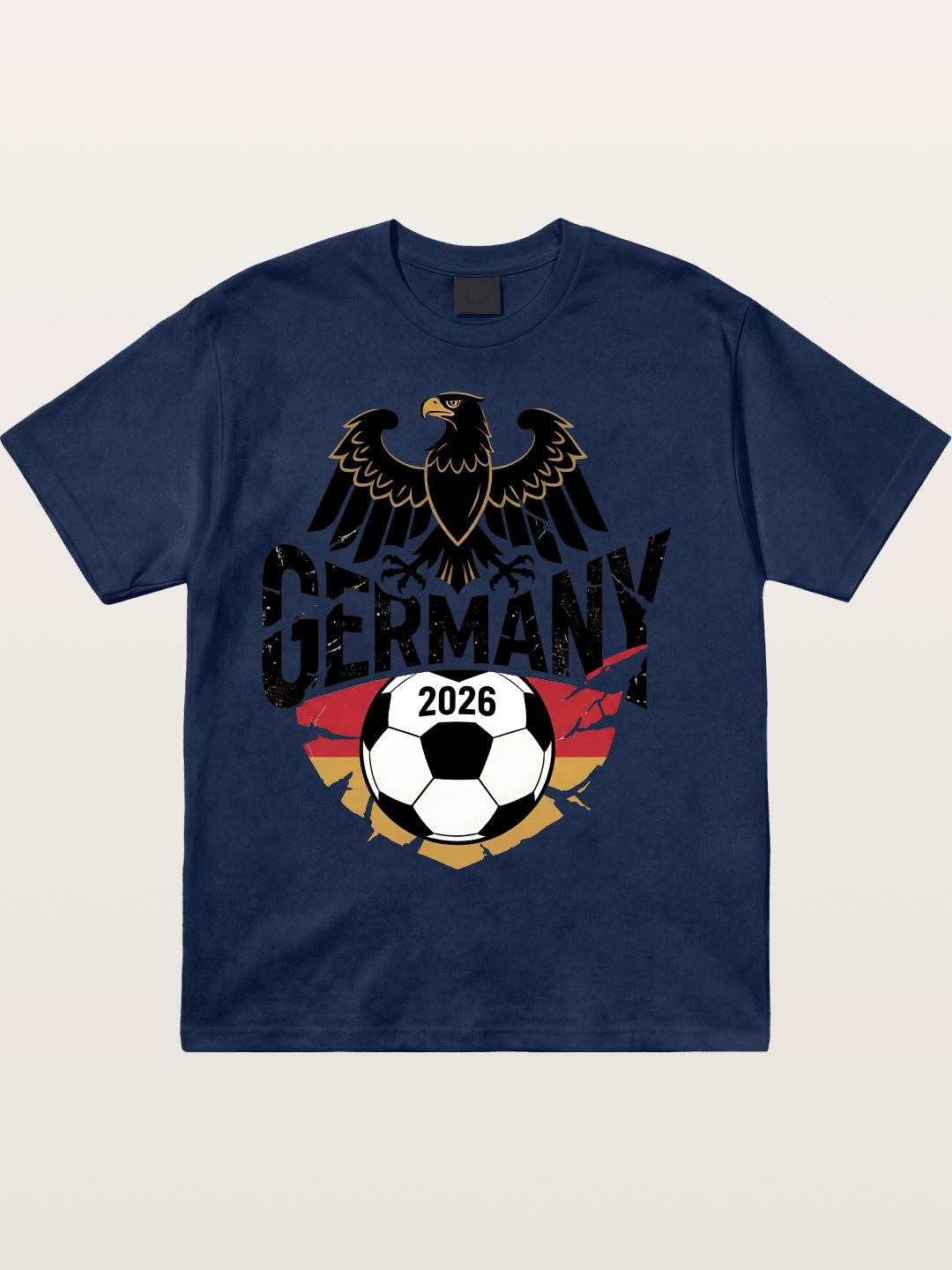 Germany 2026 Eagle Soccer Crest Cotton T-shirt