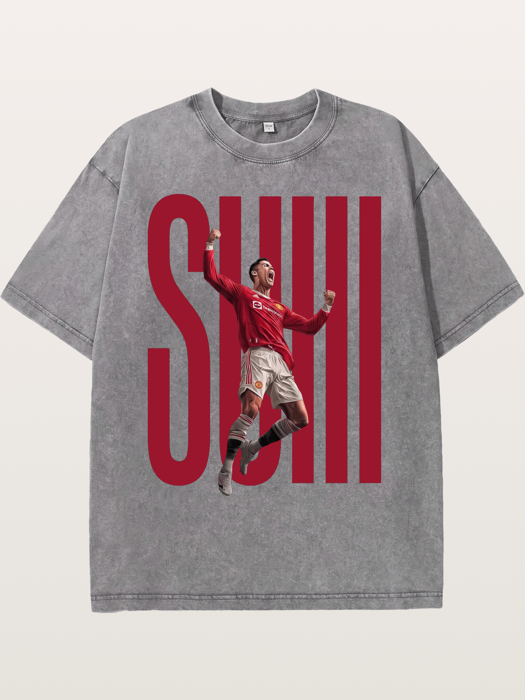 Ronaldo Manchester United Goal Pose Washed T-shirt