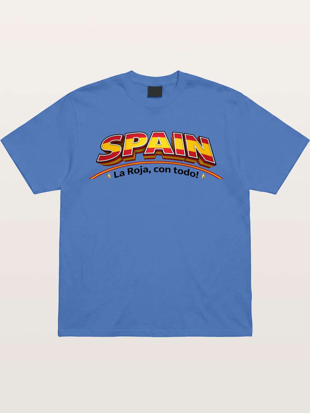 Spain Retro Team Logo WC Gildan T-shirt