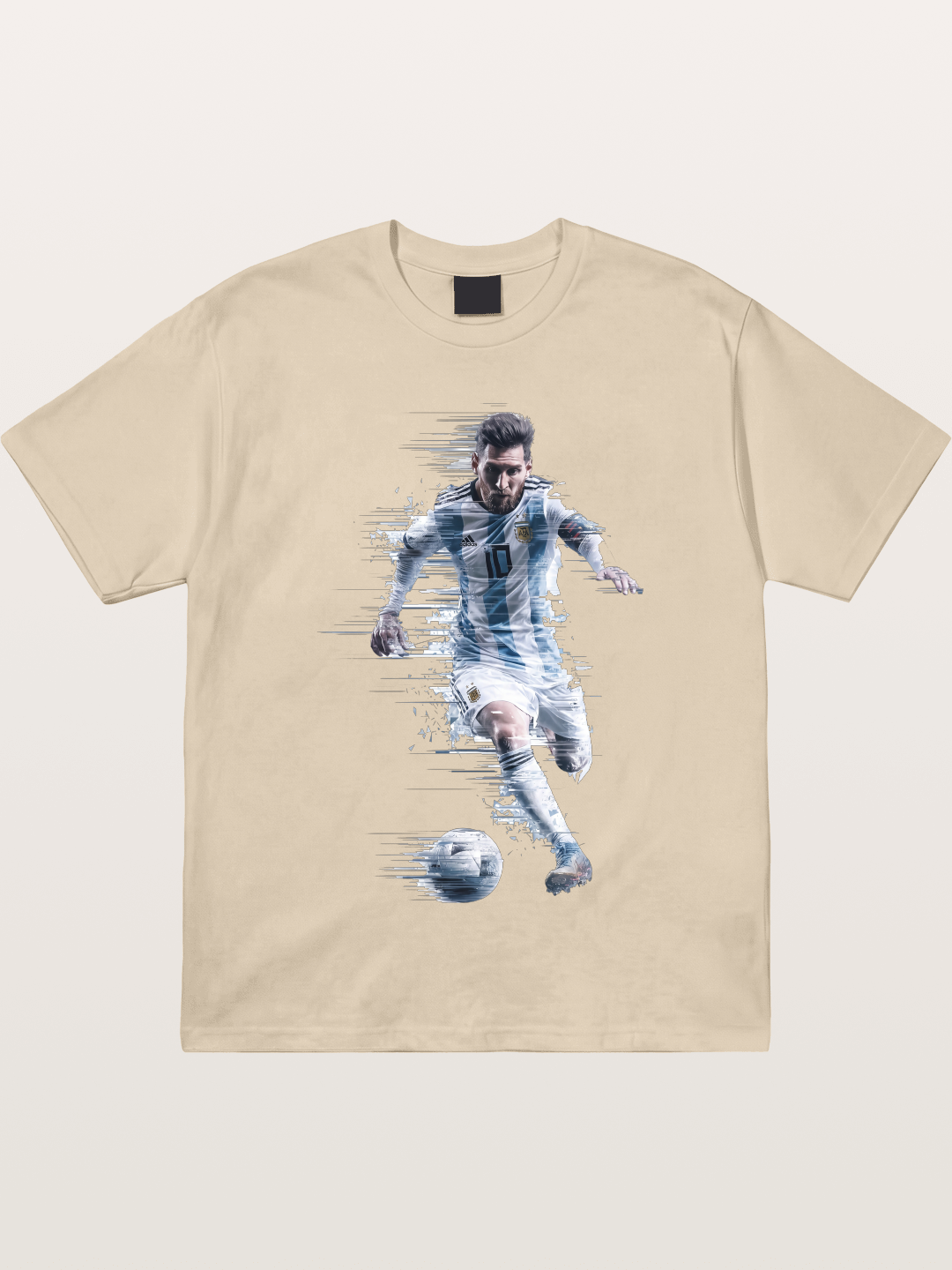 Messi Motion Blur Graphic Gildan T-shirt