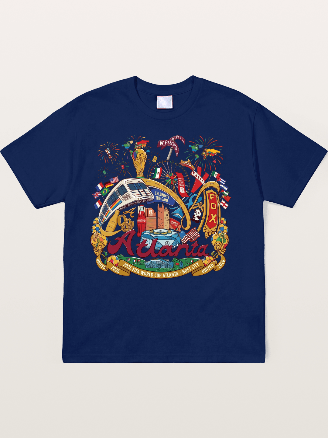 Atlanta 2026 World Cup Poster Soft-Stay T-shirt