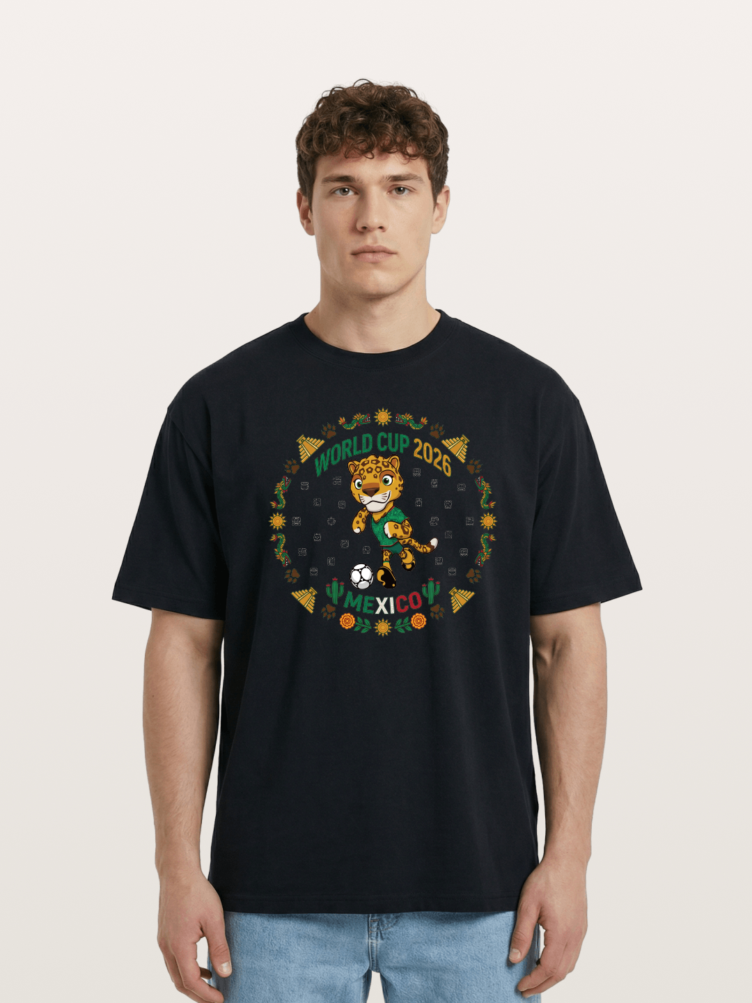 Mexico 2026 World Cup Mascot Cotton T-shirt