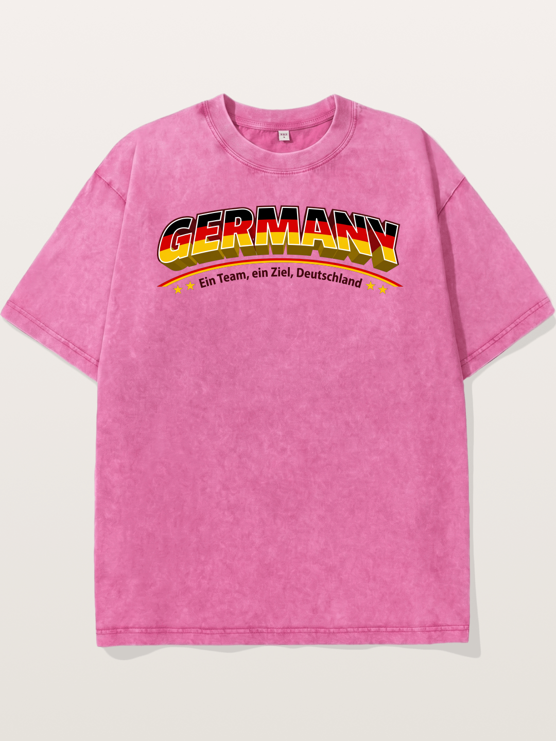 Germany Retro Team Logo WC Washed T-shirt