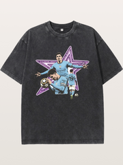 Manchester City Star Collage Washed T-shirt