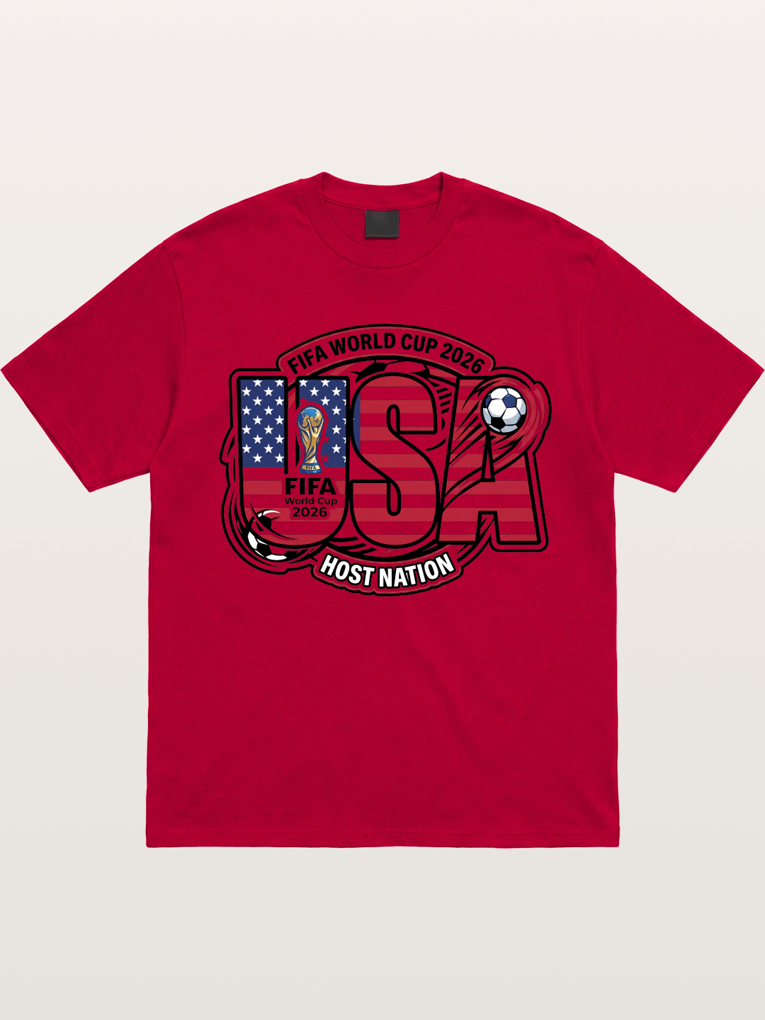 USA 2026 World Cup Typography Gildan T-shirt