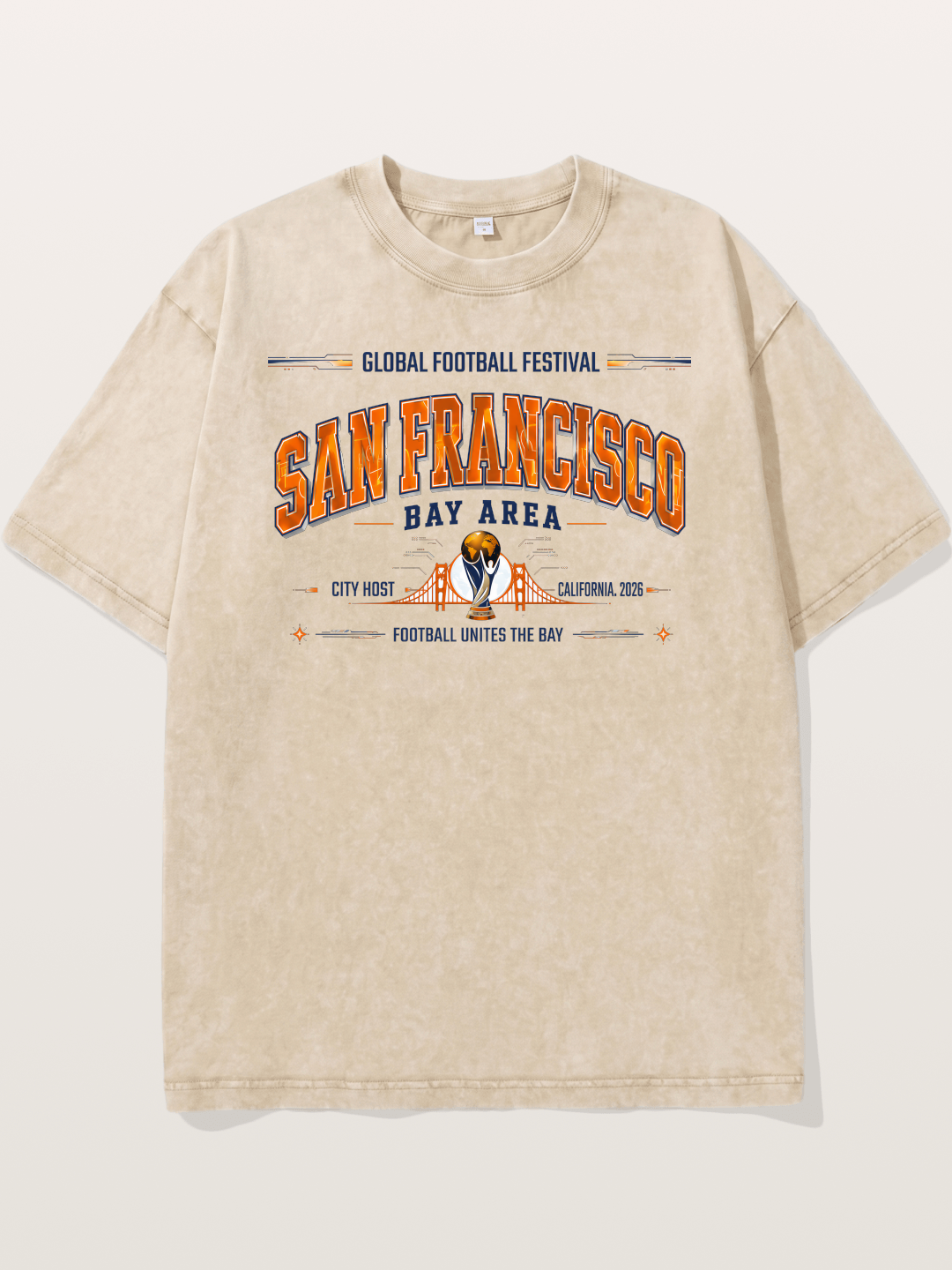 San Francisco WC Bay Area Art Washed T-shirt