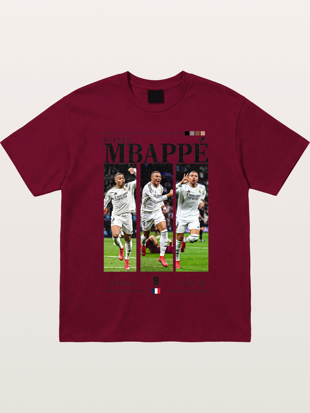Mbappe Match Moment Collage Gildan T-shirt