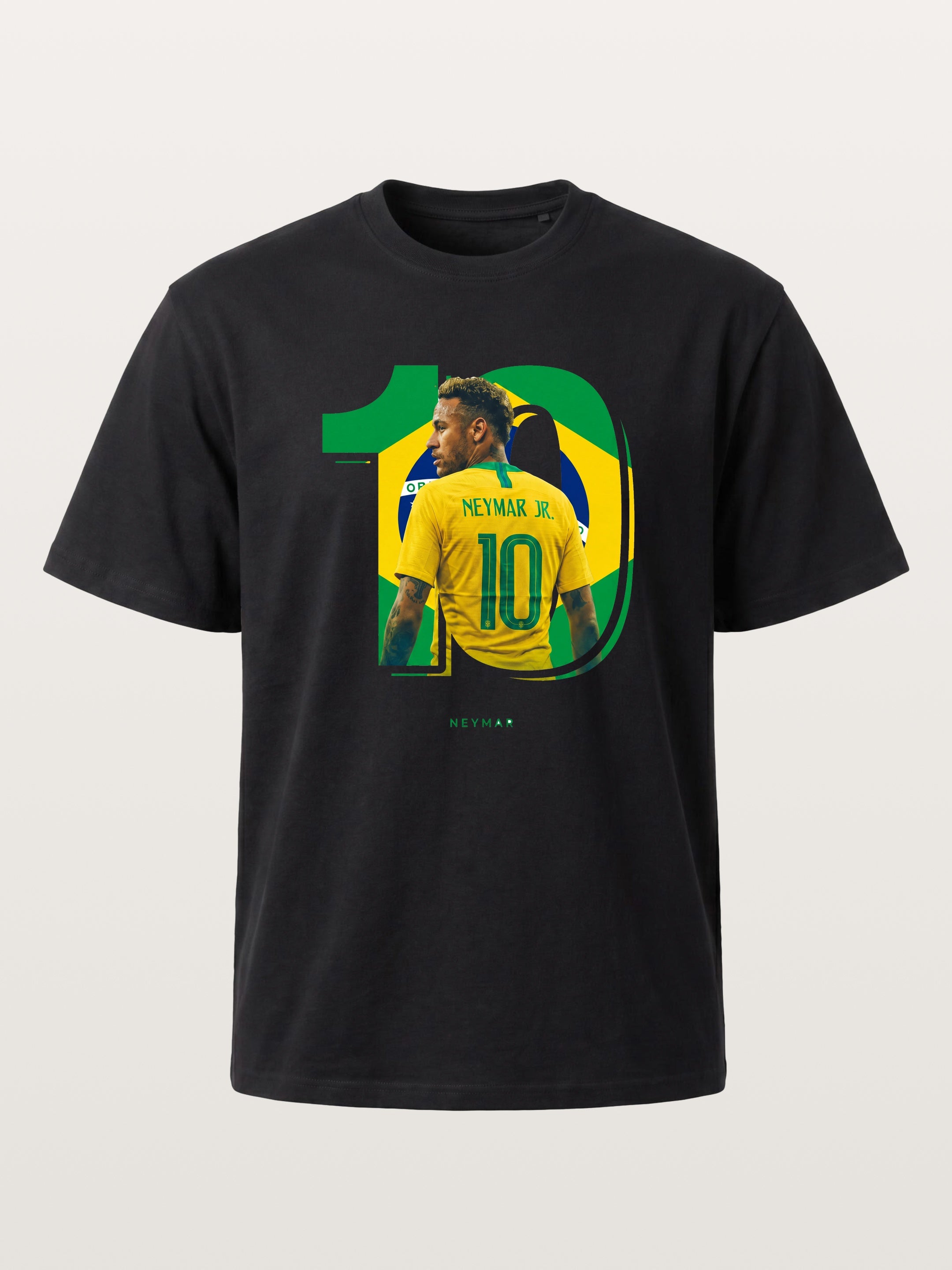 Neymar Brazil 10 Jersey Print Gildan T-shirt