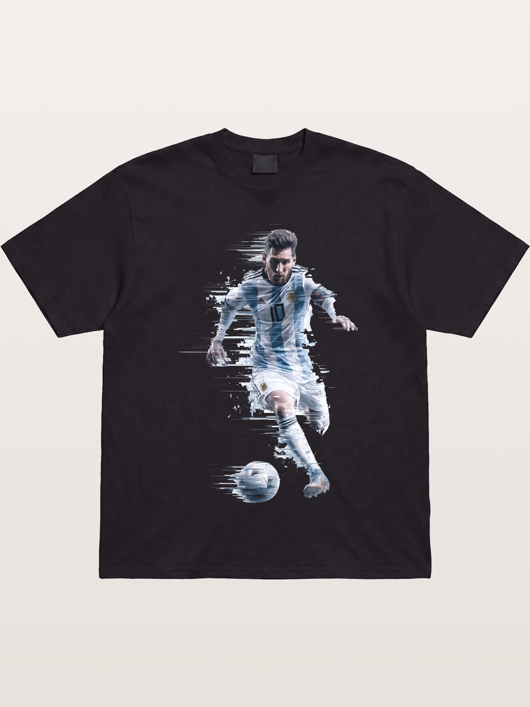 Messi Motion Blur Graphic Gildan T-shirt