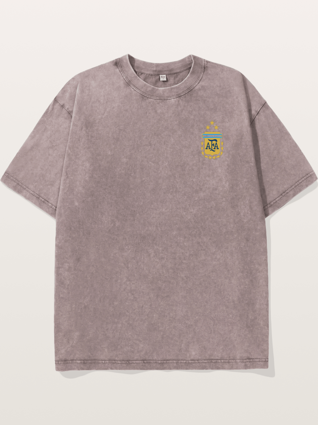 Argentina AFA Three Stars Badge Washed T-shirt