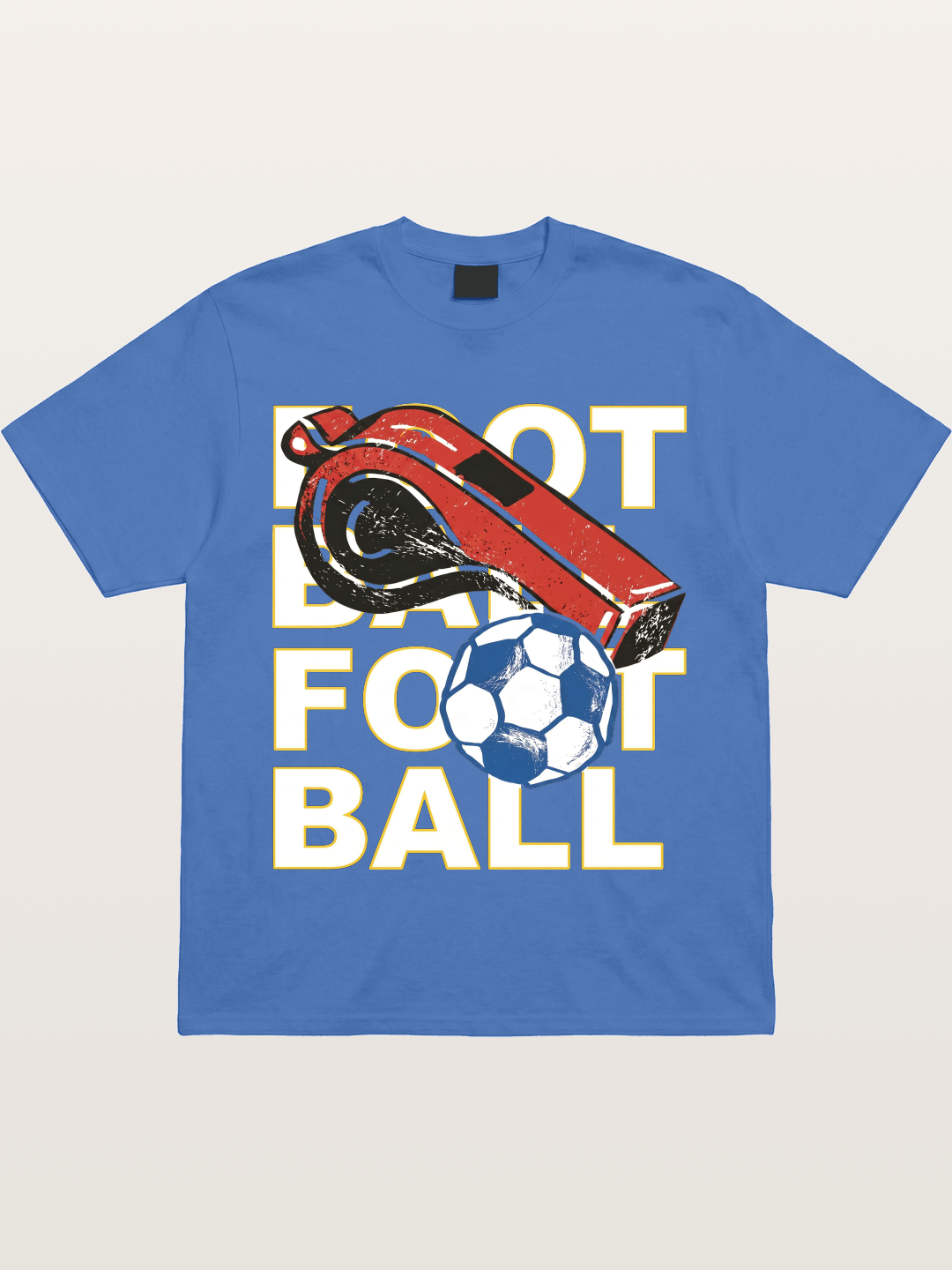 Retro Whistle Football Art Gildan T-shirt