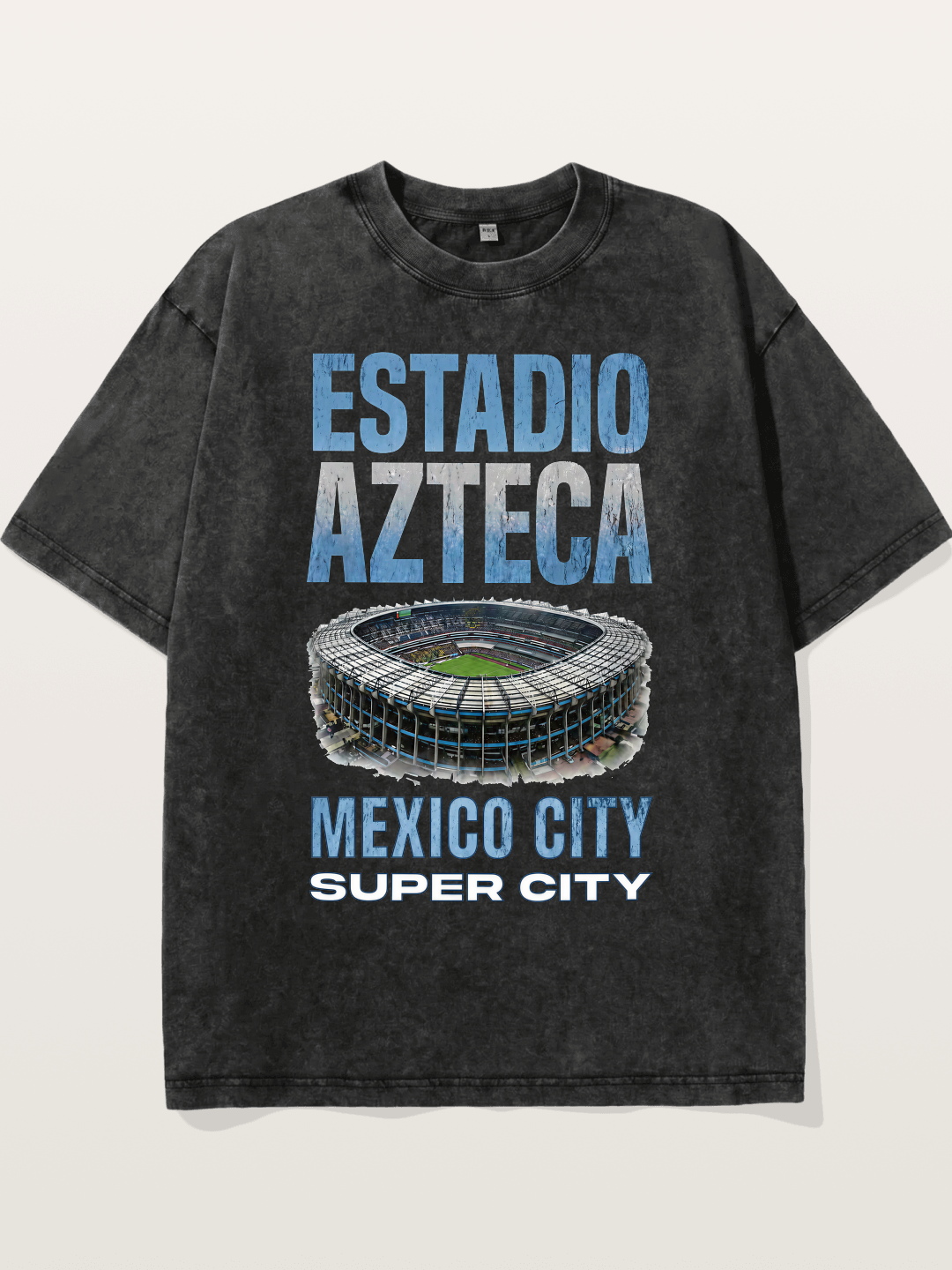 Estadio Azteca WC Print Washed T-shirt