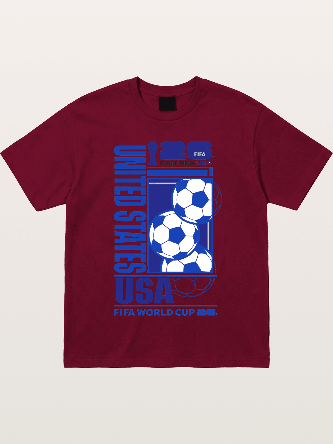 USA Mexico Canada Soccer Art Gildan T-shirt